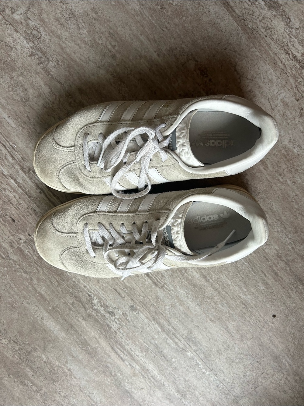 adidas Off-White Suede Retro Trainers